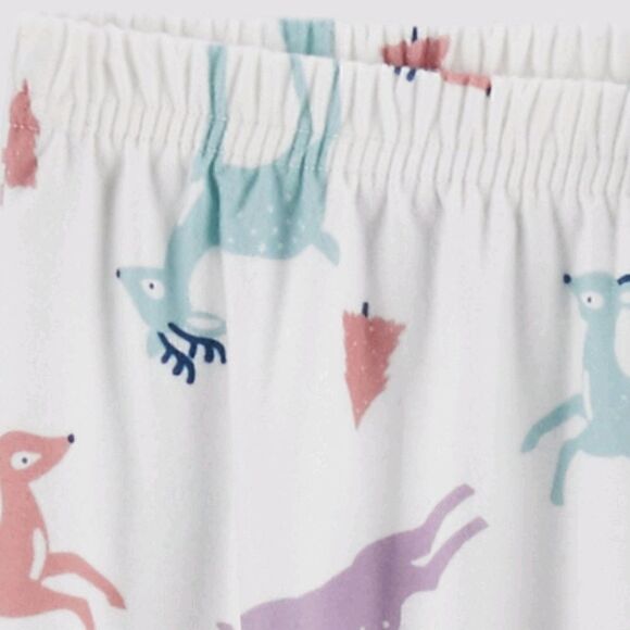 Lot of two Carter's Just One You Toddler Girls' 2 pc Reindeer Pajama Sets - Picture 4 of 6